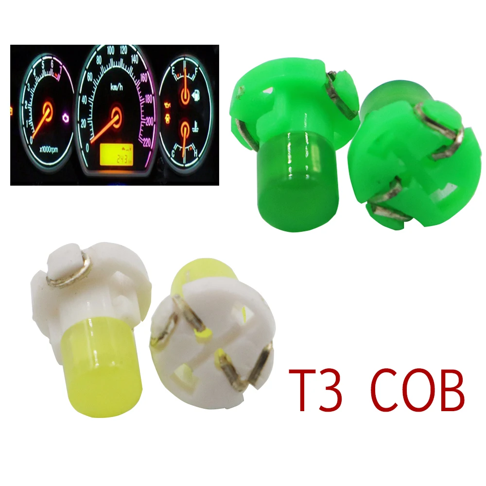 YSY 300PCS 12V T3 led car cob Neo Wedge Instrument Dashboard Dash