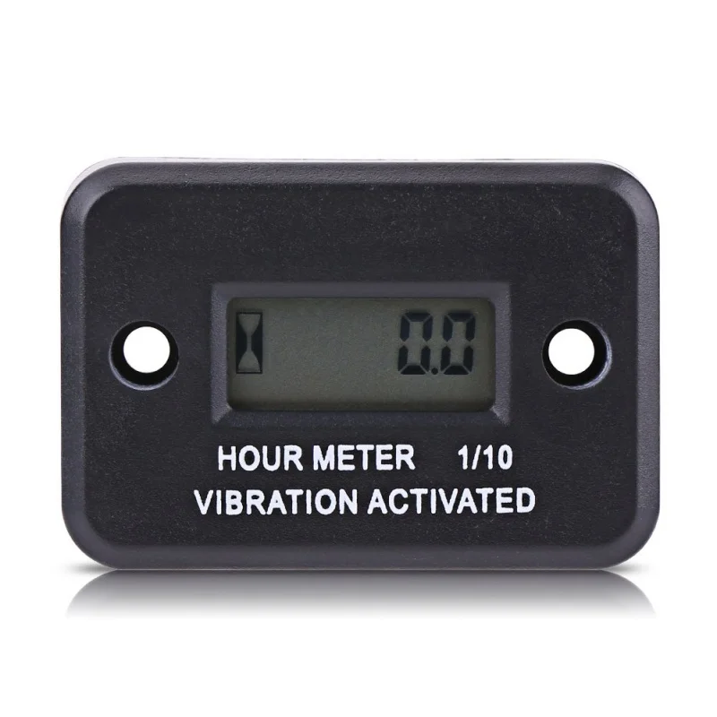 

Motorcycle Tach Vibration Activated Hour Meter Counter Waterproof For ATV Snowmobile Gas Engine Boat Motorbike