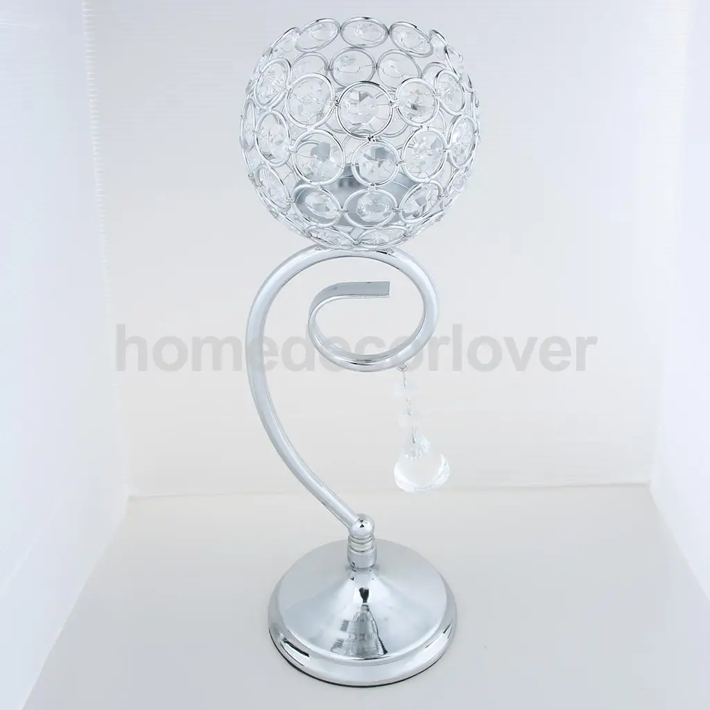 Elegant Effective Mosaic Wedding Festive Candlestick Candle Light Holder Stand Table Top Festive Decorations 2Pcs