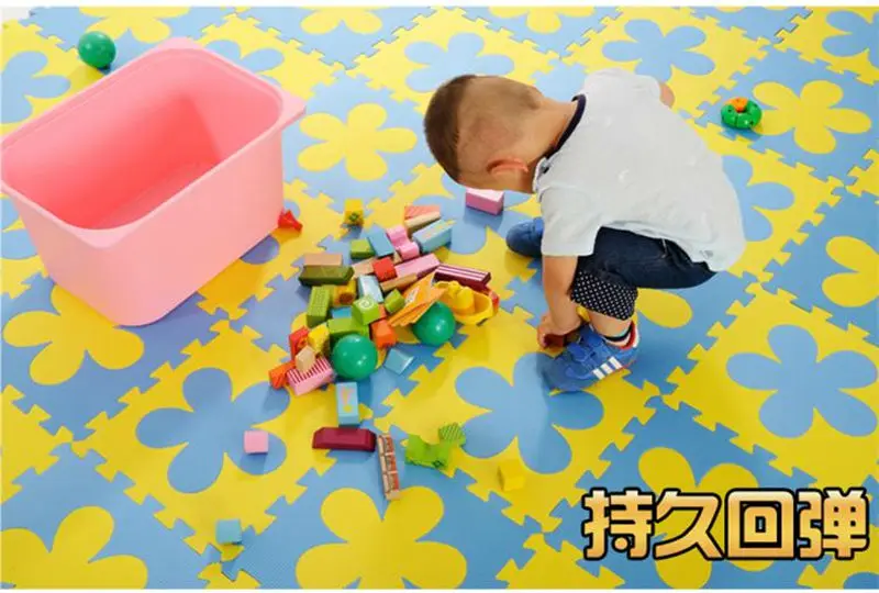 Милые eva 30*30 см 6 шт. головоломки Ковры Tapete Infantil играть Коврики Игрушки для маленьких детей Детская