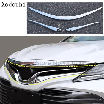 

Car Trim Front Upper Grid Grill Grille Bumper Racing Stick Protection Frame For Toyota New Camry XV70 2017 2018 2019 2020