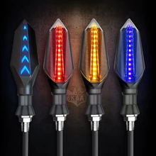 BKBAT Moto Indicatore di Accessori Moto Lampeggiante Della Bici Posteriore Lampeggiatore a led segnale di girata Della Lampada Per BAJAJ PULSAR 200 NS