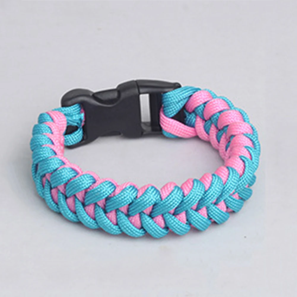 

Men Outdoor Survival Bracelet Parachute Bracelet Hand Knitting Bracelet Fish Bone Pattern Drop Shipping with High Quality