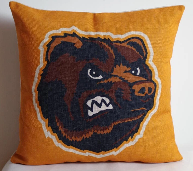 NHL Boston Bruins pillow cover Team logo throw pillowcase No Core | Дом и сад