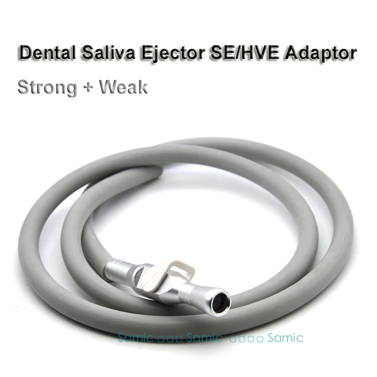 Dental Saliva Ejector Suction Valves SE/HVE Tip Adaptor + Silicone