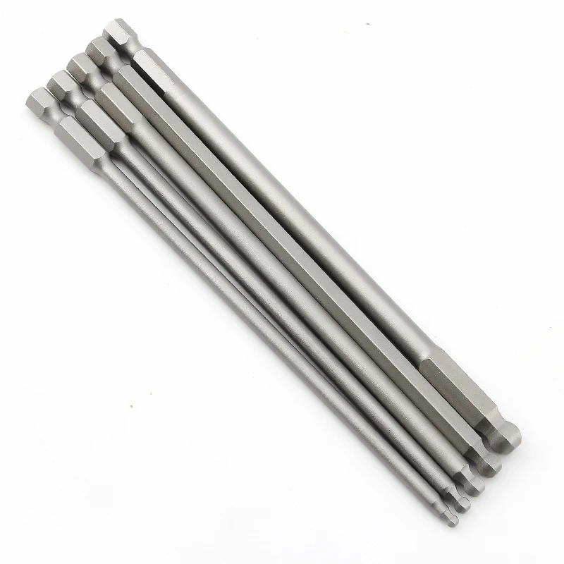 150mm Length Ball Head Screwdriver Drill Bit Sets S2 Steel Screw Driver Bits Hex Magnetic 1/4&quotHand Repair Kits Tools | Инструменты