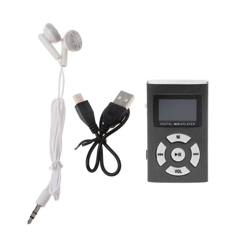 Мини USB алюминиевый ЖК-экран 32 ГБ Micro SD TF карта цифровой музыкальный mp3-плеер-L060