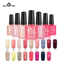 

EMENE factory supply 10ml Gel Varnish Nails Art Vernis UV LED Primer Semi Permanent LED Soak-Off Gel Lacquer Gel Nail polish