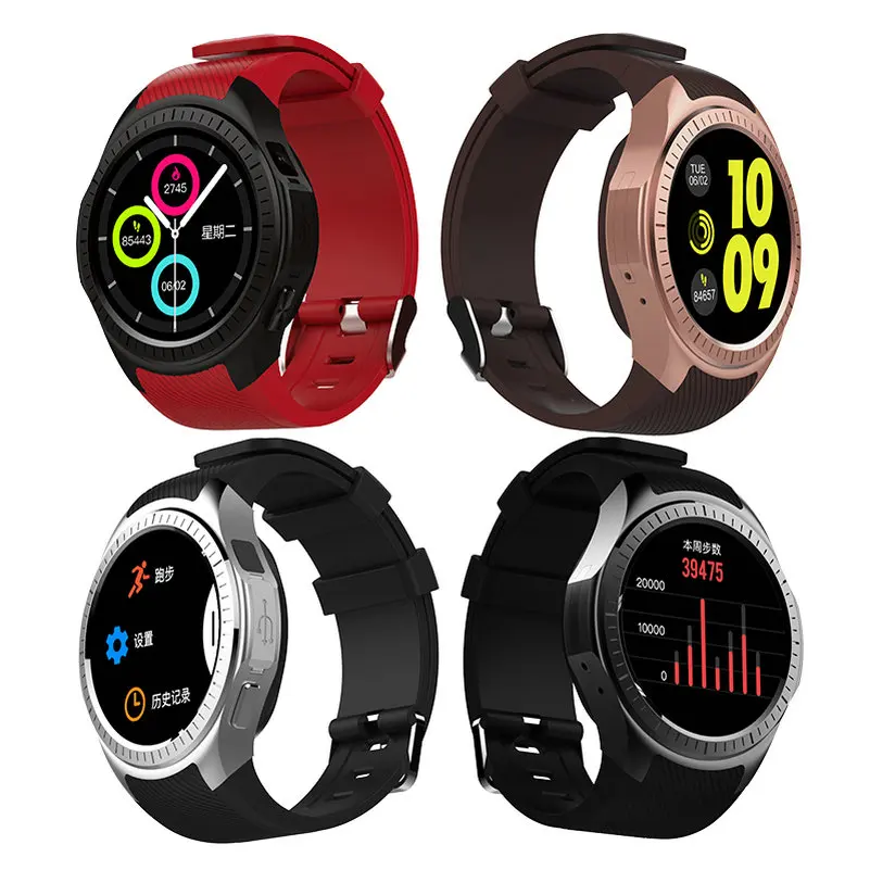 Bluetooth Смарт часы L1 телефон Полный Круглый Круг наручные Smartwatch MTK2502 APK для Apple iPhone 6 6S