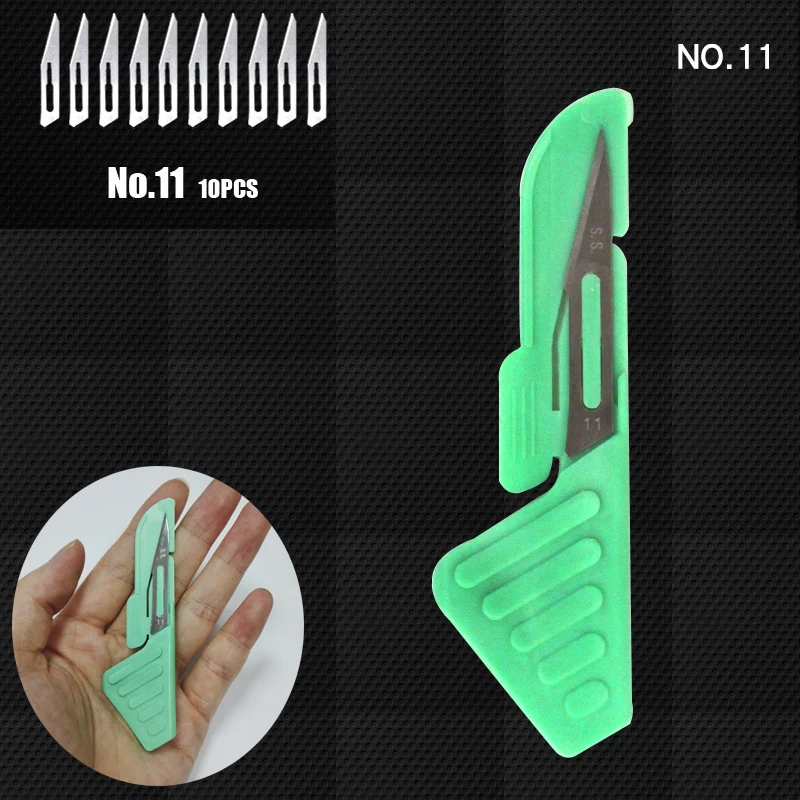55 шт набор скальпель одноразовый животное хирургический нож для скальпеля хирургический нож многофункциональный мини нож инструменты скальпель