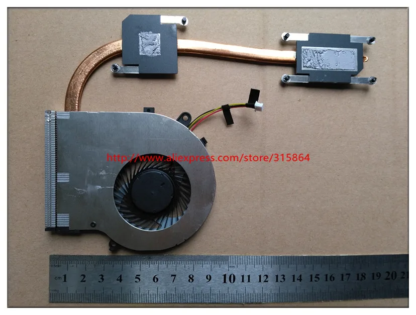 جديد laptop cpu fan مع غرفة التبريد لتوشيبا C55D-C-10P Carrizo-L FN0575-S1033L2AL