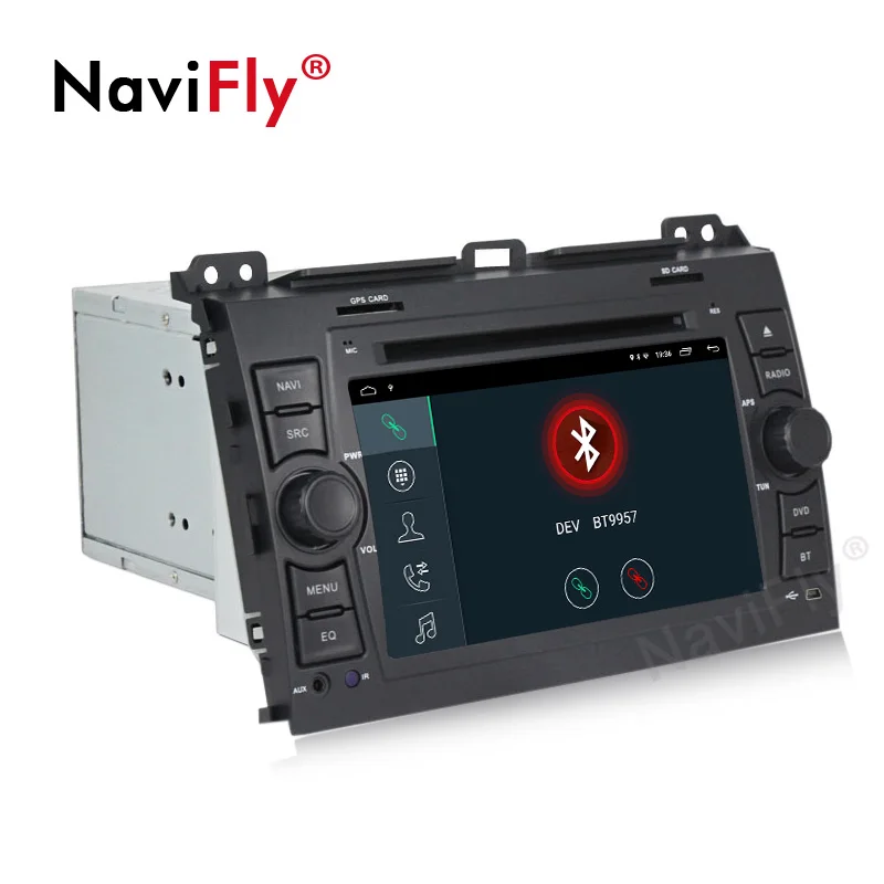 Best NaviFly 7 inch 2 Din GPS Navigation 2G+32G Android 9.1 Car Radio multimedia player for Toyota Prado 120 2004-2009 DVD WIFI BT 4 Best NaviFly 7 inch 2 Din GPS Navigation 2G+32G Android 9.1 Car Radio multimedia player for Toyota Prado 120 2004-2009 DVD WIFI BT 4