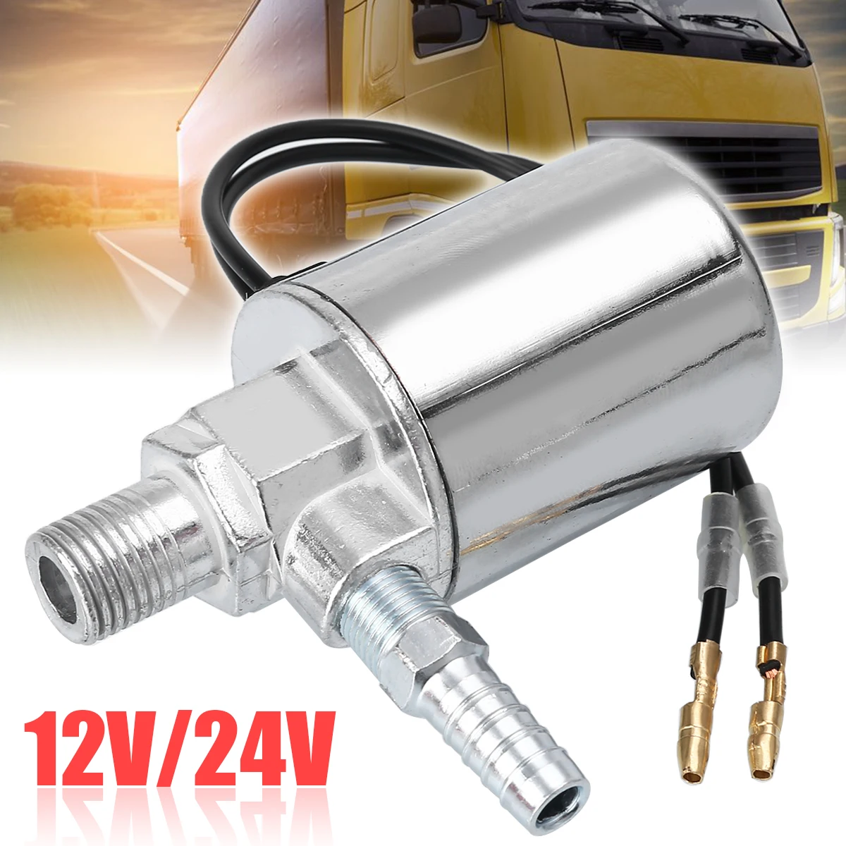 Mayitr 12V 24V Электрический электромагнитный клапан рожки и пневматическая система 1/4