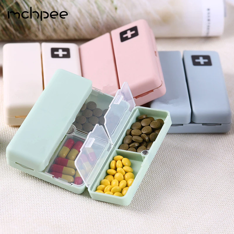 

7 Days Weekly Pill Box Foldable Travel Medicine Holder Pill Box Tablet Storage Case Container Dispenser Organizer
