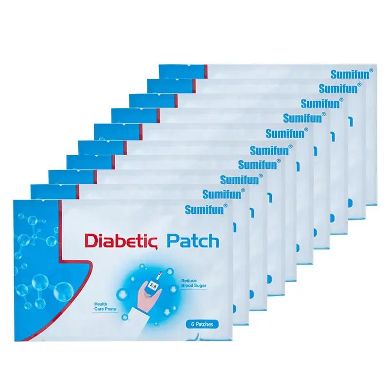 Диабетический пластырь для лечения диабета лечение снижения уровня глюкозы в крови травяной диабет pacch сахарный баланс пластырь 5 мешков = 30 шт/10 мешков = 60 шт