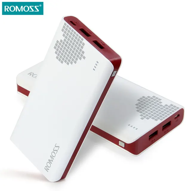 ROMOSS Смысл 6 20000 мАч Портативное Зарядное Устройство Внешний Аккумулятор Power Bank Быстрой Зарядки для iPhone iPad Samsung HTC Планшетных Пк
