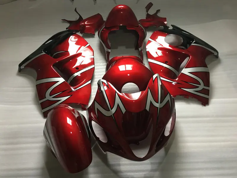 Литьевая форма обтекатель комплект для Hayabusa GSXR1300 96 99 00 07 GSXR 1300 1996 1999 2007 ABS красный