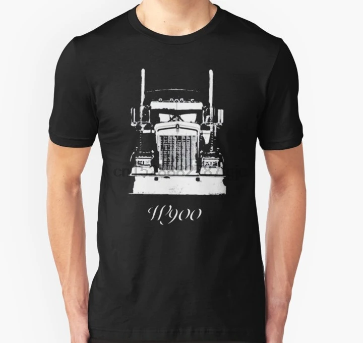 Мужская футболка с коротким рукавом Kenworth W900 Grill View изношенная женская | одежда