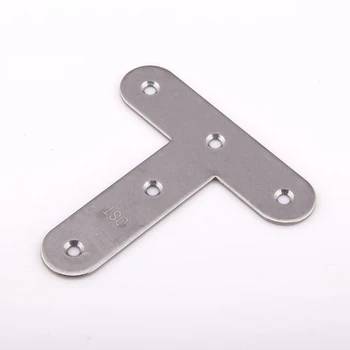 

free shipping stainless steel bracket furniture corner bracket T-type connector household fitting hardware part