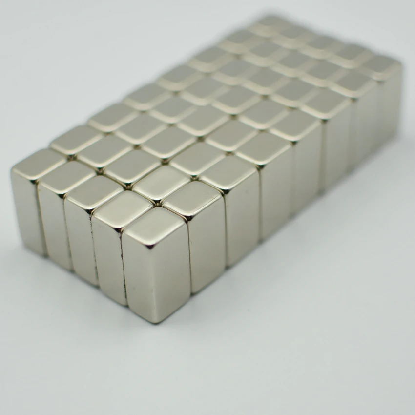 

4-60pcs Block Magnet 25x10x13 mm Rectangle Strong NdFeB N50 Neodymium Permanent Magnets Rare Earth Magnets Poles on 25x10 Sides