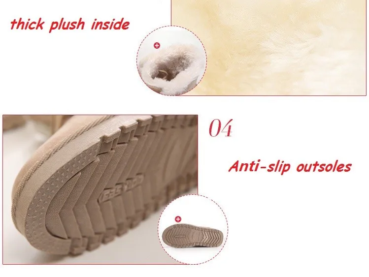 Женские зимние ботинки; Замшевые Зимние ботильоны; женская теплая плюшевая обувь; женская обувь с круглым носком; botas mujer