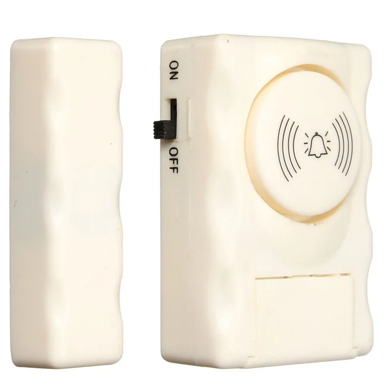 

NEW Top Sale Waterproof Plastic Indoor Outdoor Window Security Safely 90 db Door Magnetic Switch Alarm Automatic Alarm White