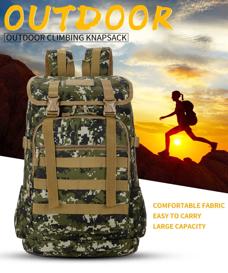 Открытый армия военная Униформа тактический рюкзак Кемпинг для альпинизма, трекинга Спорт Молл сумка человек пеший Туризм рюкзак для