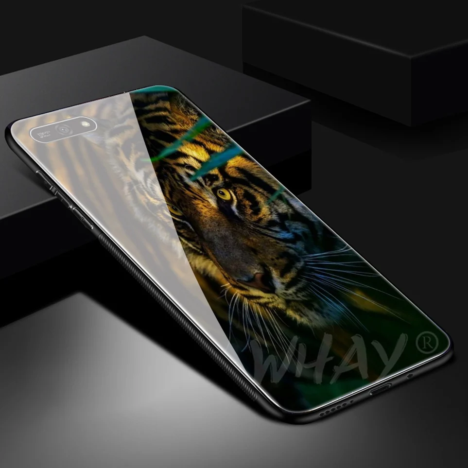 WHaY Glass Case For Huawei Honor 7A Luxury Pattern Coque For P20 Pro P Smart Cover Mate P20 10 Lite Honor 10 9 Lite Y6 2018 Case (15)