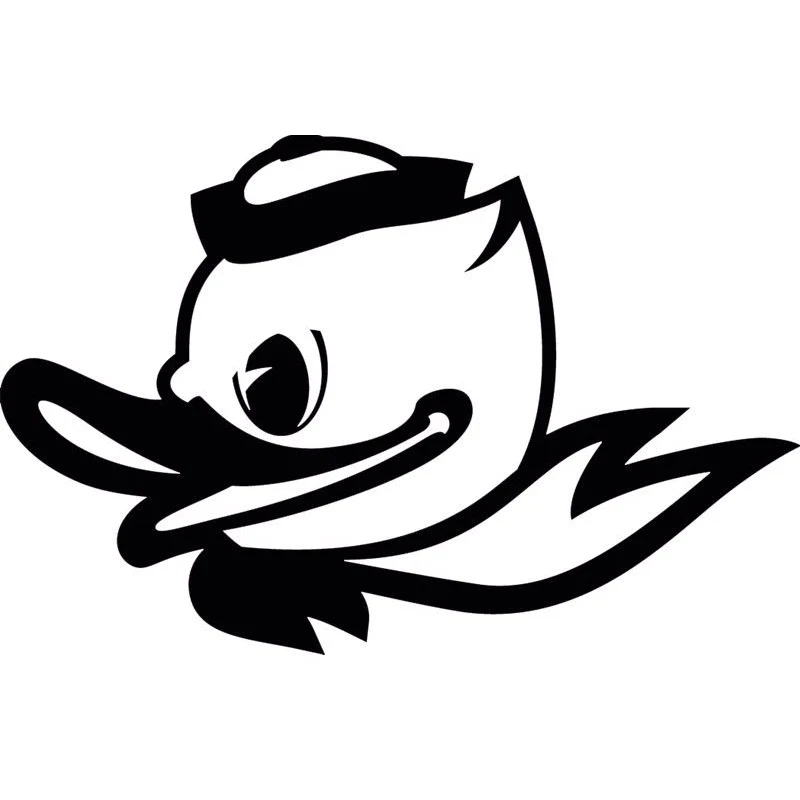 

13cm*8.5cm Cartoon Funny Oregon Duck Vinyl Decal Car Window Sticker Car Sticker c1-6591