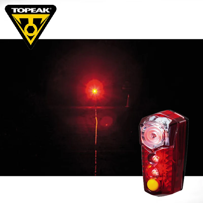 TOPEAK bicycle light super bright five models 280 degree angle of view warning lights bike equipment TMS047 mountain road car | Спорт и