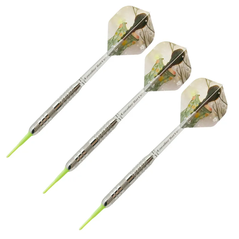 3pcs/best quality 17g soft dart game with red/green drum PET flying toy darts for indoor and outdoor entertainment