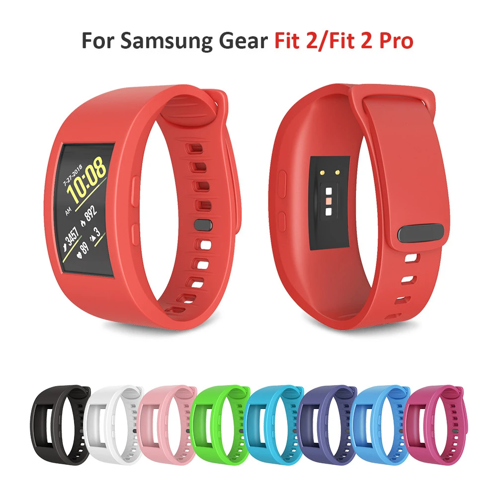 samsung gear fit 2 pro small red