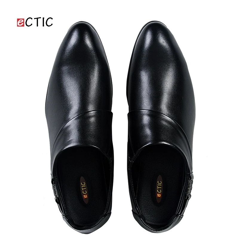 Ectic Chaussures En Nouvelle Plat Hombre Formelle Noir jaune Conception Hommes 2018 Zapatos D'affaires Richelieus Cuir Moine rouge Robe Sangle Derbies rrnX8xwg1