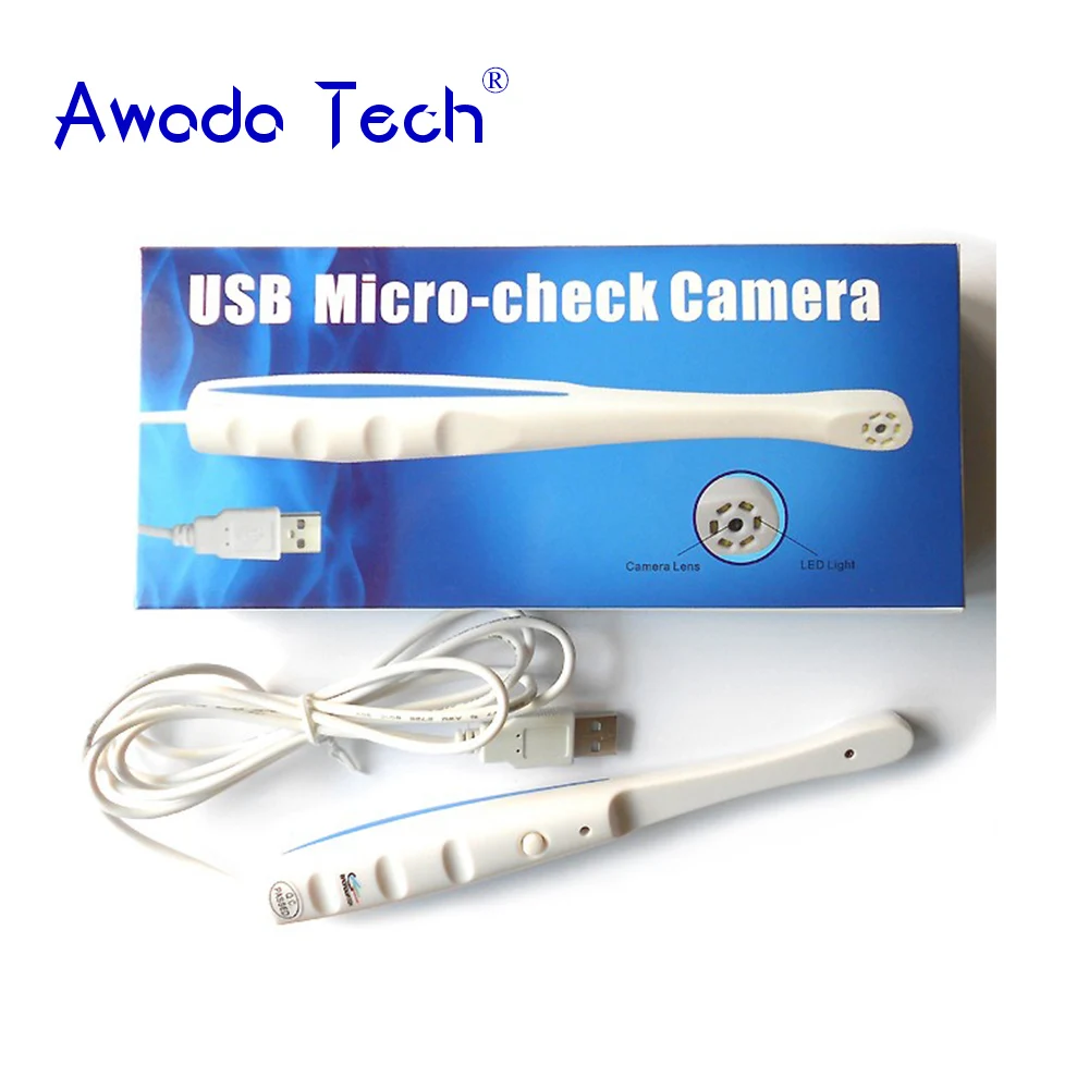 

AwadaTech Dental USB Intraoral Camera Dentist Dental Accessories Teeth Whitening 6 led light endoscopeFor PC&Android phone