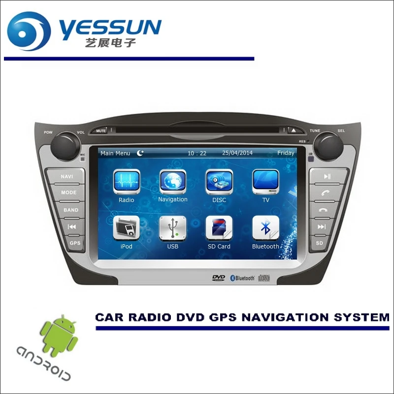Sale YESSUN Wince / Android Car Multimedia Navigation For Hyundai Tucson / IX35 2009~2015 CD DVD GPS Player Navi Radio Stereo Screen 3