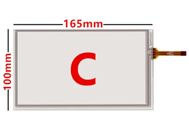 7 дюймовый ЖК экран Heyman 26pin AT070TN07 V.D V.A V.B Автомобильный дисплей 165*100 4 проводной