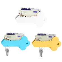 Home Wall Decorative Big Key Holder Box Plastic Hanging Mail Sundries Organizer Rack Shelf Magnetic Key Holder