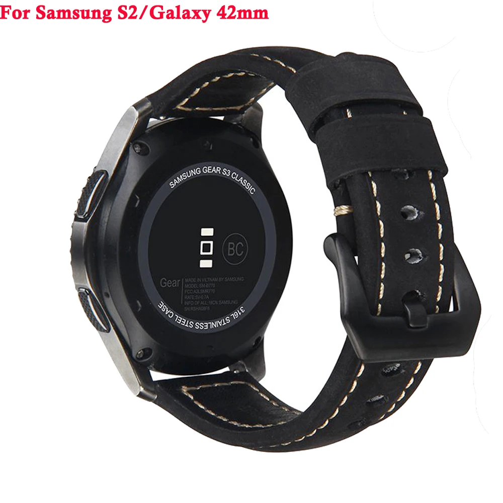 Ремешок кожаный для Samsung Gear S2 Classic/Frontier samrt 42 мм|Ремешки часов| |