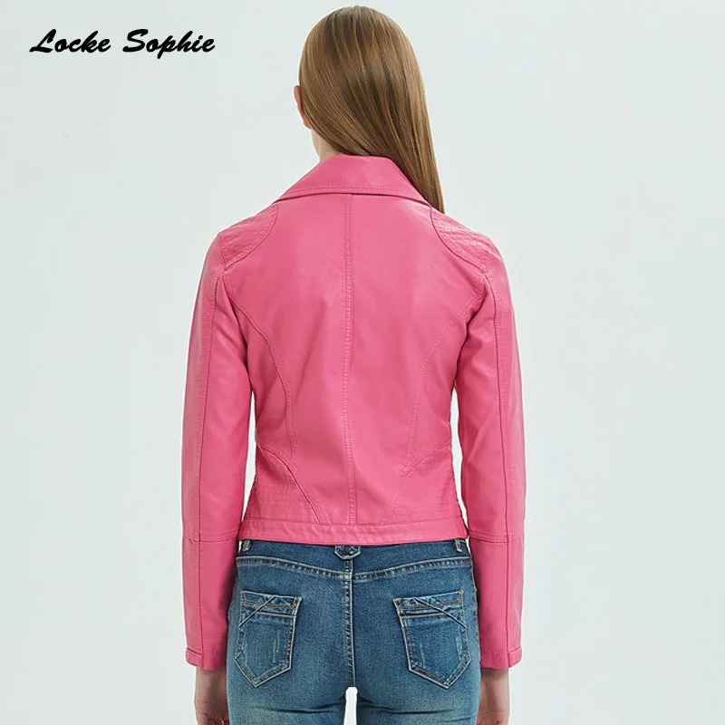 Women's Plus size short jacket blazers 2019 Autumn PU leather Splicing faux fur Slim fit Jacket ladies Skinny locomotive blazers
