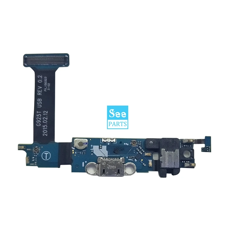 Для samsung Galaxy S6 Edge G925F G928F зарядный порт гибкий кабель док-разъем для samsung Galaxy S6 G920F зарядная Плата USB