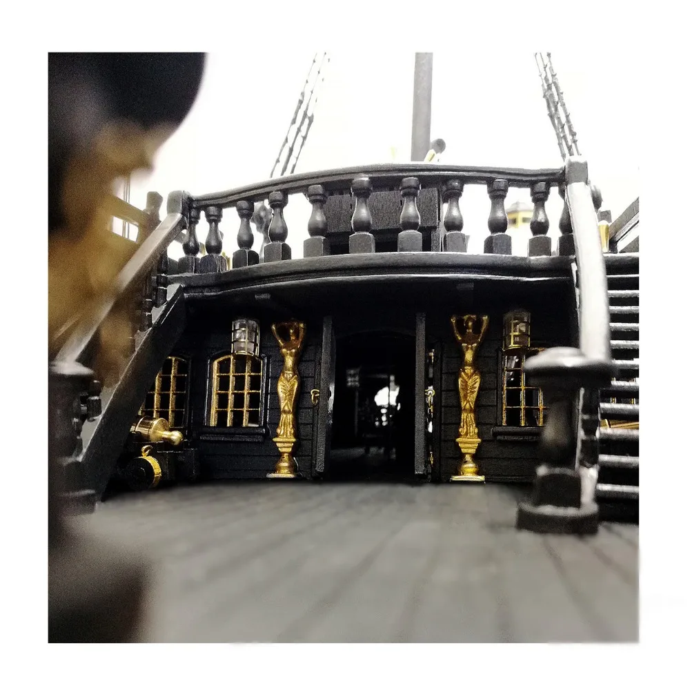 Версия 1/34 черный жемчуг Пираты Карибы деревянный набор для моделирования внутренняя версия роскошные модели корабля наборы