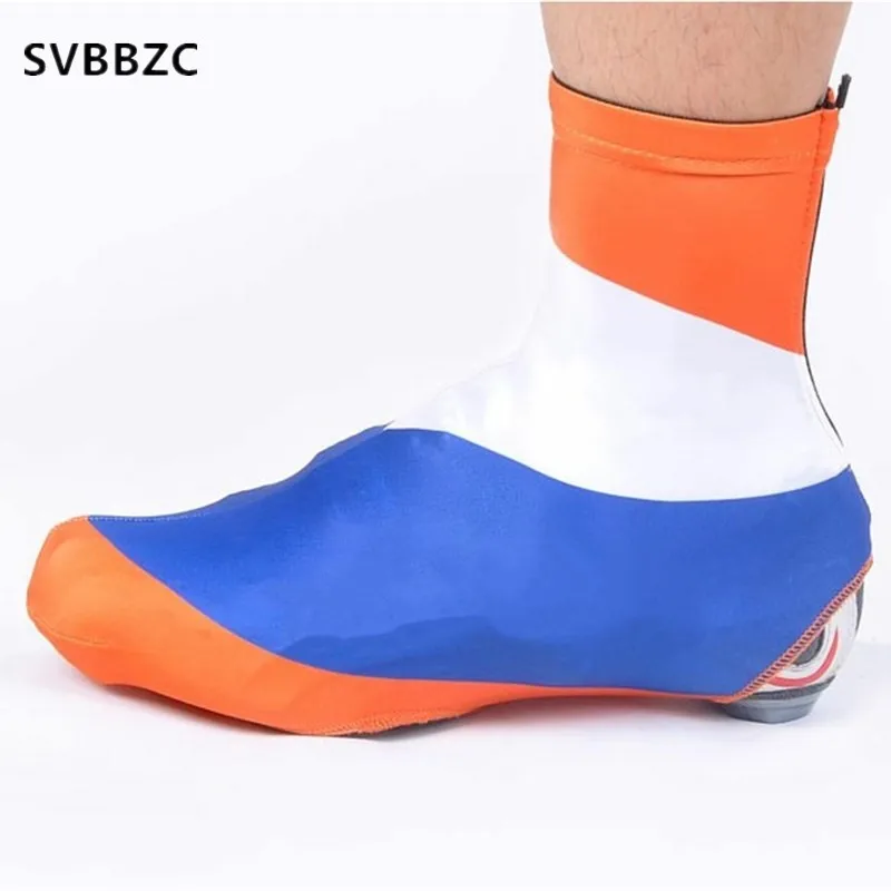 

Summer Cycling Shoe Cover Sneaker Overshoes Lycra Orange white blue Road Bicycle Bike MTB Cycling Shoe Cover