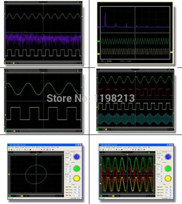 Hantek 6052BE USBXI 2CH USB цифровой осциллограф 50 МГц 150 мс/с 6052BE|usb digital storage oscilloscope|storage