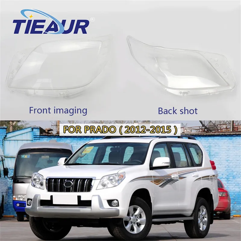 

Headlight Lens Cover For Prado 2003-2016 Lampshadefor 4Doors Replacement Good Protect Headlamp clear shell