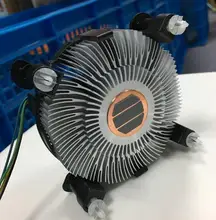 CPU Cooler ventilador de Refrigeração do processador Inte Coolers fãs ventilador do dissipador de calor composto Térmico