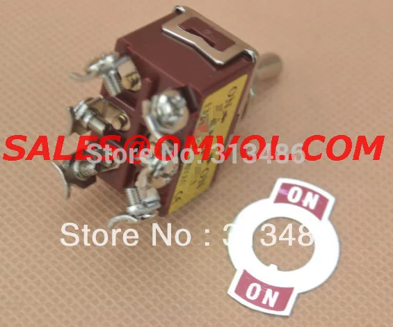 

Shande Grade Quality,6 screw toggle switch ON-ON