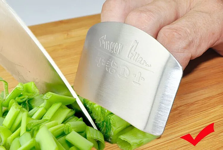 

HARKO,Personalized Design Stainless Steel Finger Hand Guard Finger Protector Knife Slice Chop Safe Slice Cooking Tools