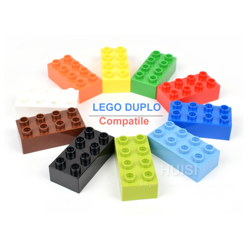 Creative Toys Plastic DIY Model Building Blocks Bricks Parts Large 2x4 Baby Kids Education Learning Toys For 5 Year Olds 50pcs baby-blocks-toys : image Creative Toys Plastic DIY Model Building Blocks Bricks Parts Large 2x4 Baby Kids Education Learning Toys For 5 Year Olds 50pcs baby-blocks-toys