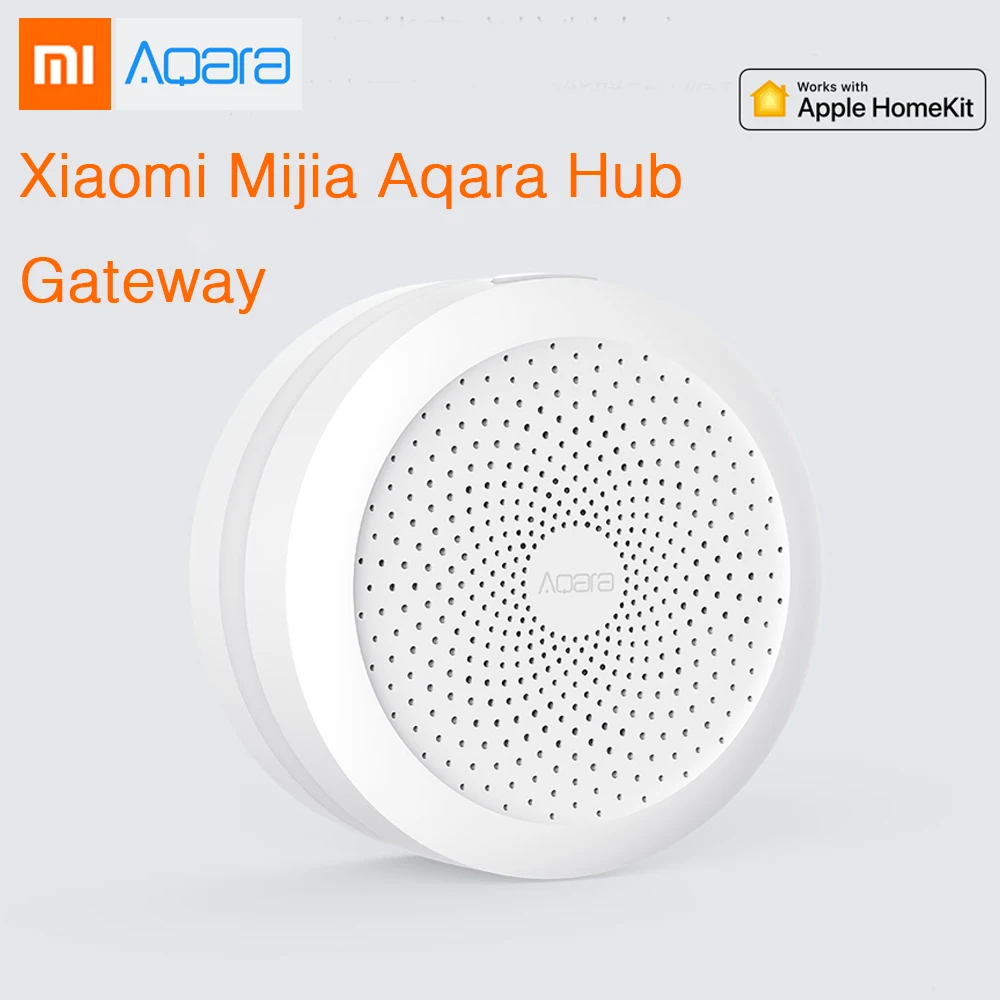 

Original Xiaomi Mijia Aqara Hub , Mi Gateway with RGB Led night light Smart work with For Apple Homekit and aqara smart App