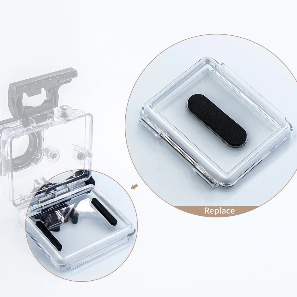 

Waterproof Side Open Skeleton Housing Case Backdoor Cover for Go pro Hero 3 2 1 Session Gopro GP75 Action Camera Accessories